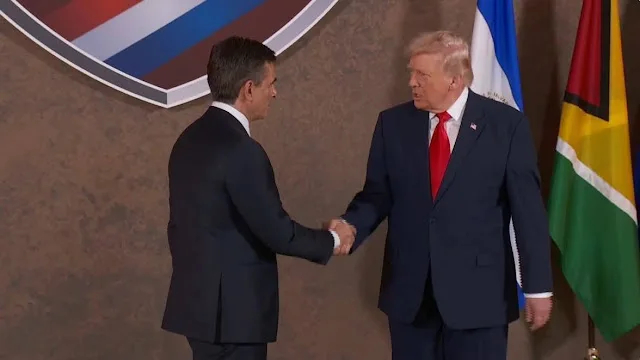 Trump recibe a Paz en EE. UU. para la Cumbre “Escudo de las Américas”